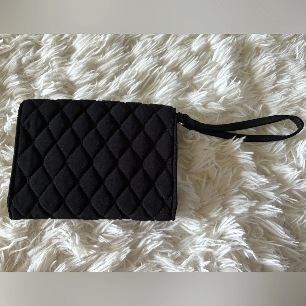 Vera Bradley Black Clutch Wristlet - Picture 3 of 5